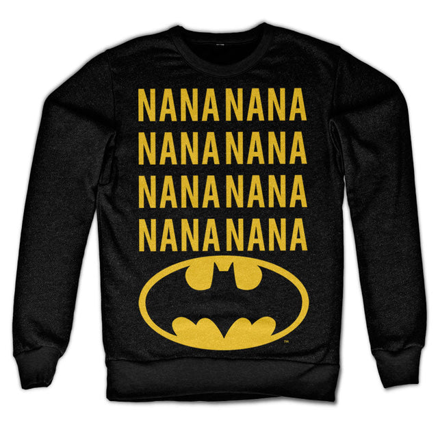 NaNa Batman Sweatshirt showcasing NaNa Batman design