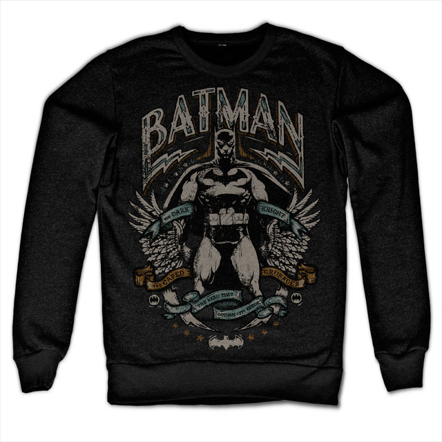 Dark Knight Crusader Sweatshirt showcasing Dark Knight Crusader design