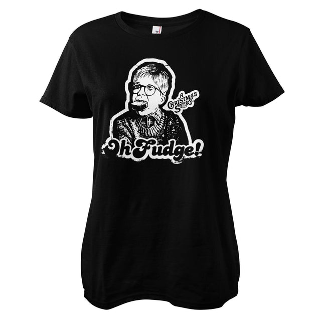 A Christmas Story - Oh Fudge Girly Tee showcasing - Oh Fudge design