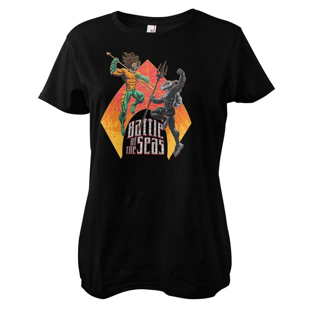Aquaman - Battle Of The Seas Girly Tee showcasing - Battle Of The Seas design