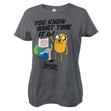 It's Adventure Time Girly Tee showcasing It's Adventure Time design