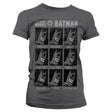 Batman Officially Licensed The Many Moods of Batman Women T-Shirt showcasing Officially Licensed The Many Moods of Batman Women design