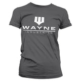 BATMAN Officially Licensed Wayne Industries Logo Women T-Shirt showcasing Officially Licensed Wayne Industries Logo Women design