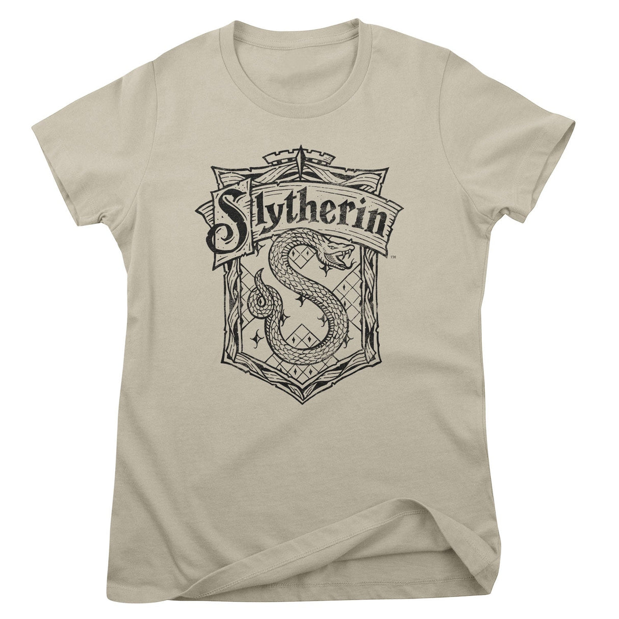 Harry Potter - Slytherin Washed Crest Women T-Shirt