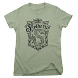 Harry Potter - Slytherin Washed Crest Women T-Shirt