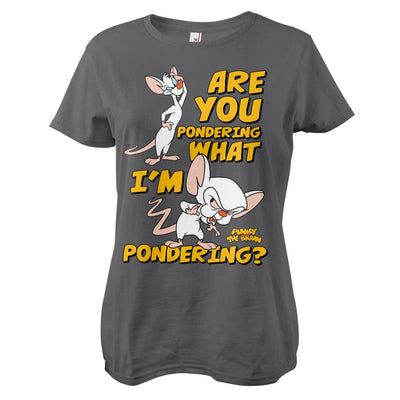 Pinky and The Brain - Are You Pondering What I'm Pondering Women T-Shirt