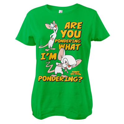 Pinky and The Brain - Are You Pondering What I'm Pondering Women T-Shirt