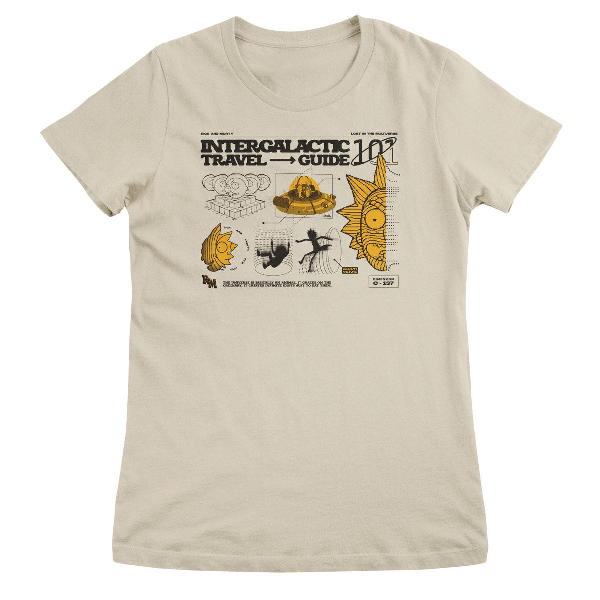 Rick and Morty - Intergalactic Travel Guide Women T-Shirt