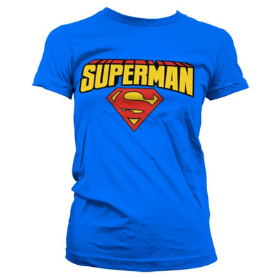 Superman - Blockletter Logo Women T-Shirt