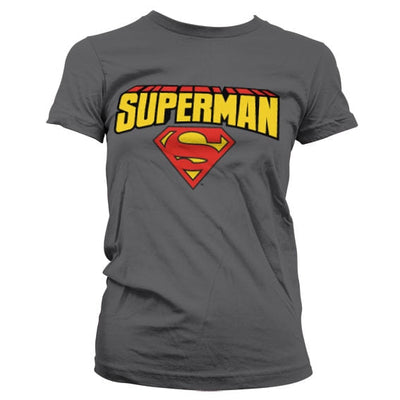 Superman - Blockletter Logo Women T-Shirt