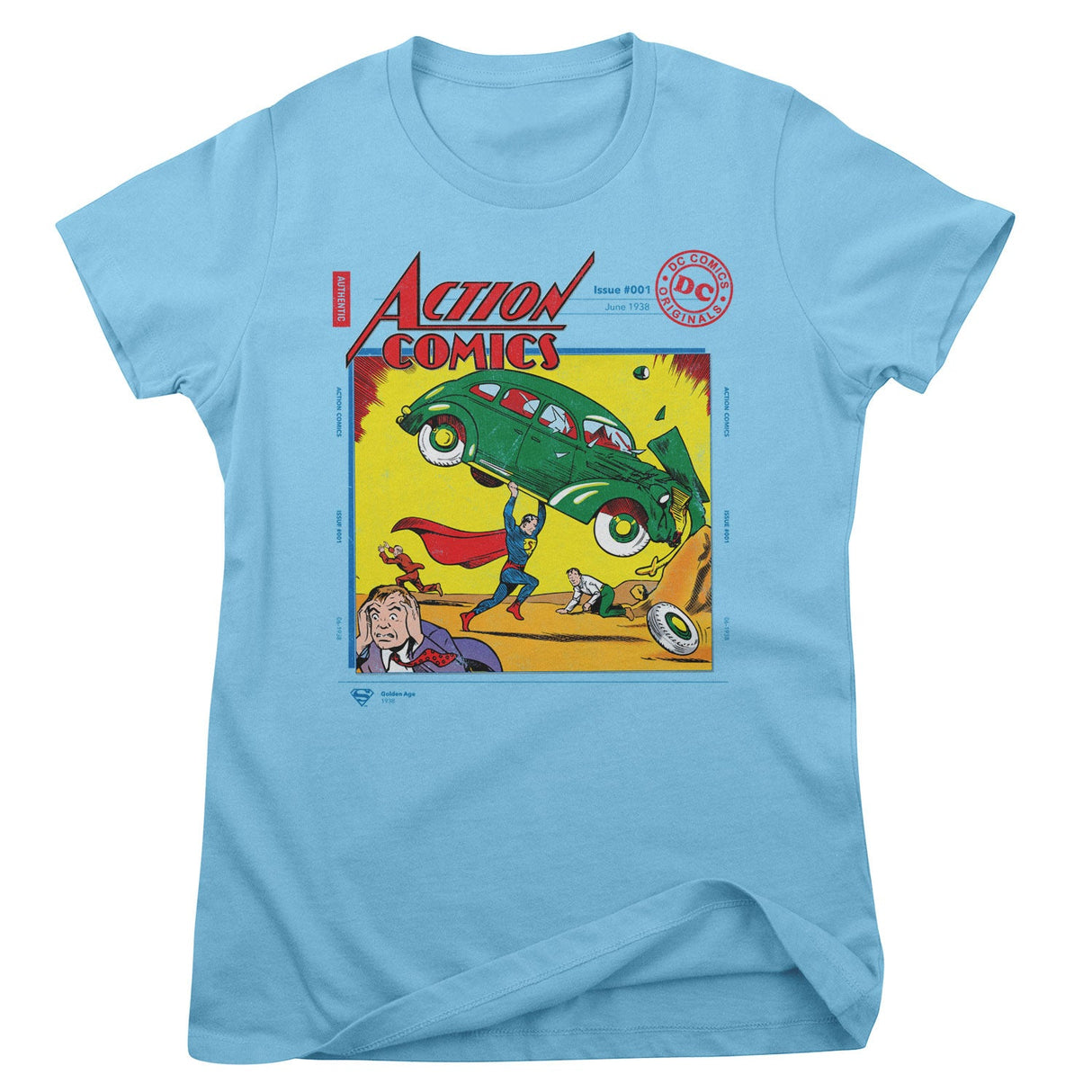 Superman - in Action Comics Issue 001 Women T-Shirt