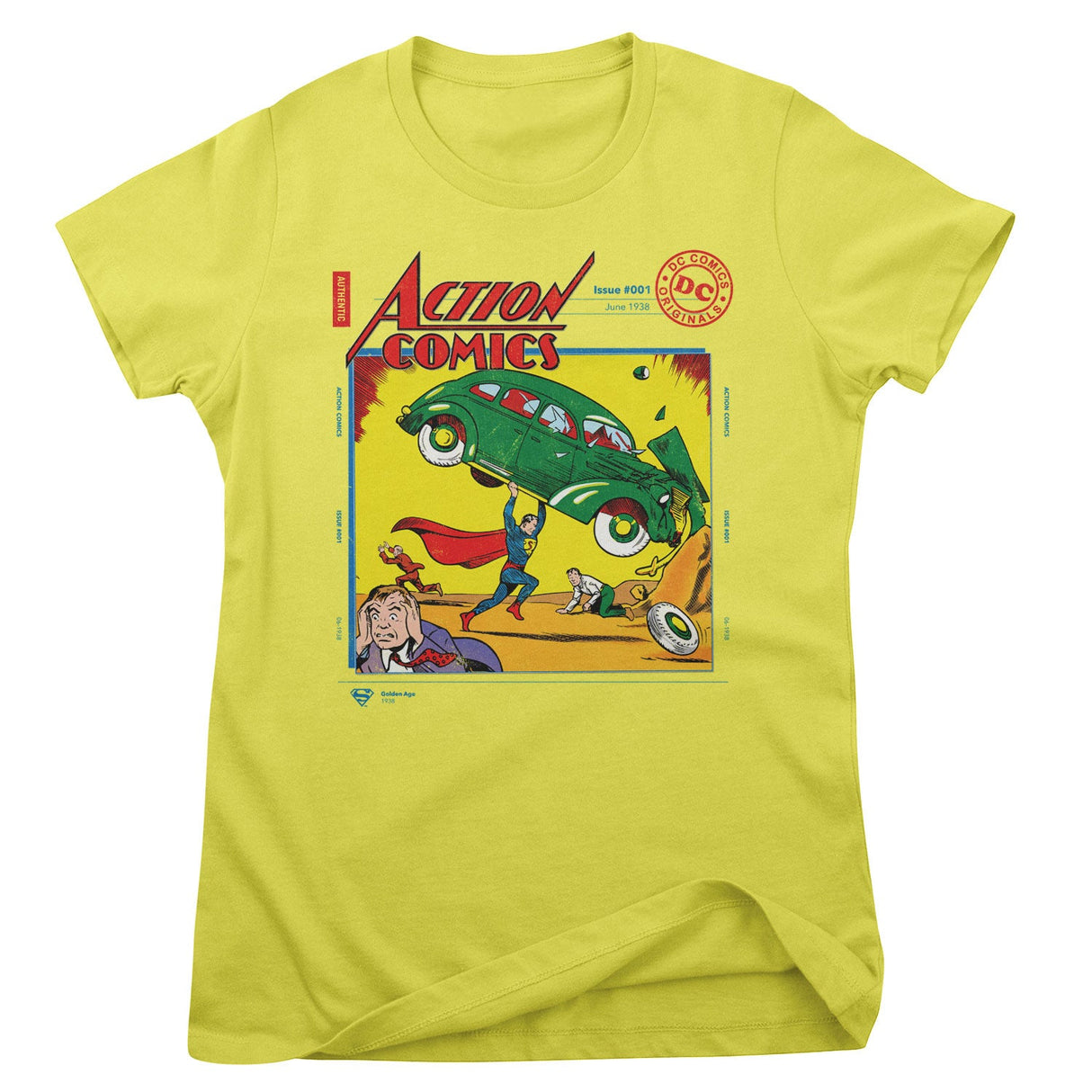 Superman - in Action Comics Issue 001 Women T-Shirt