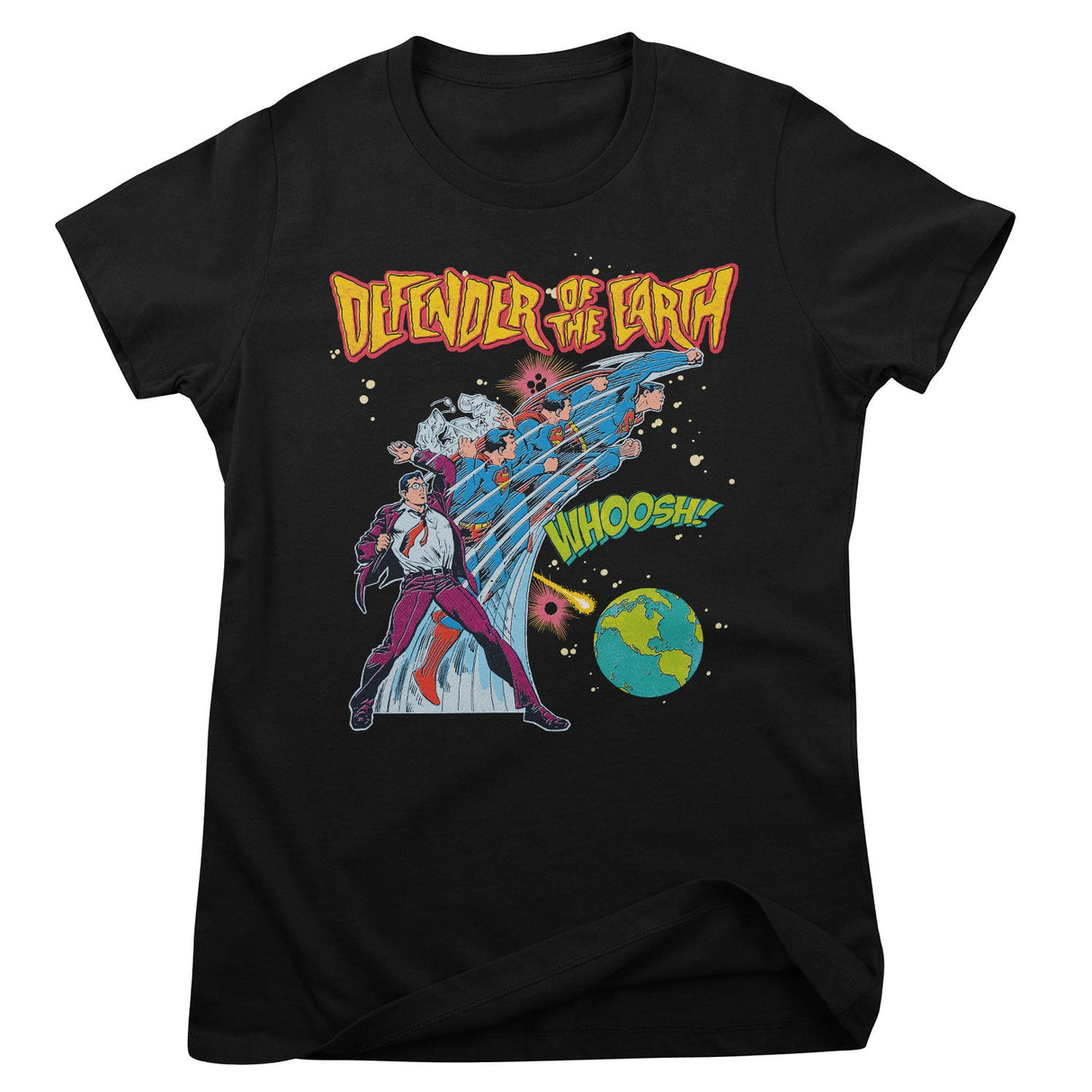 Superman - Defender Of The Earth Women T-Shirt