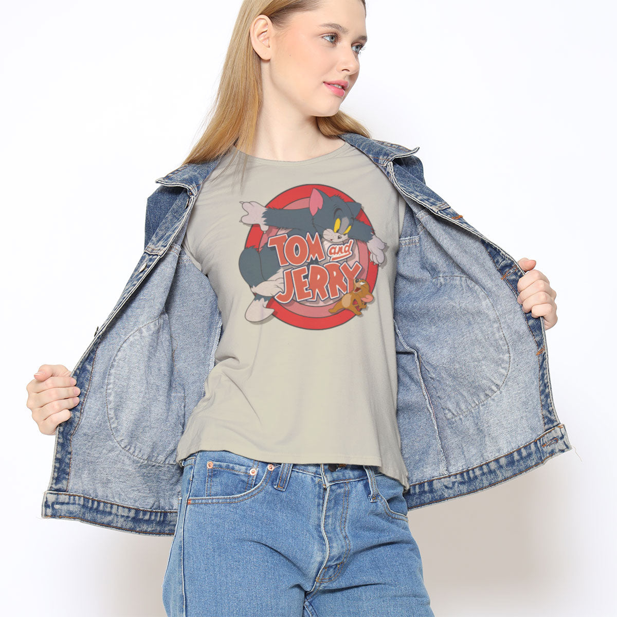 Tom & Jerry - Retro Logo Women T-Shirt
