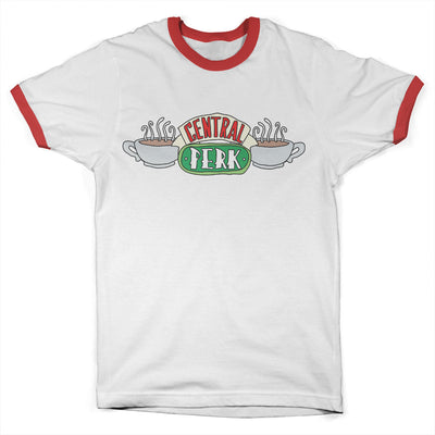 Friends - Central Perk Ringer Mens T-Shirt