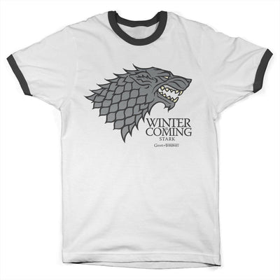 Game of Thrones - Stark Sigil Ringer Mens T-Shirt