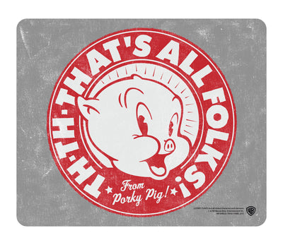 Looney Tunes - Porky Pig - That's All Folks! Mouse Pad/Mat