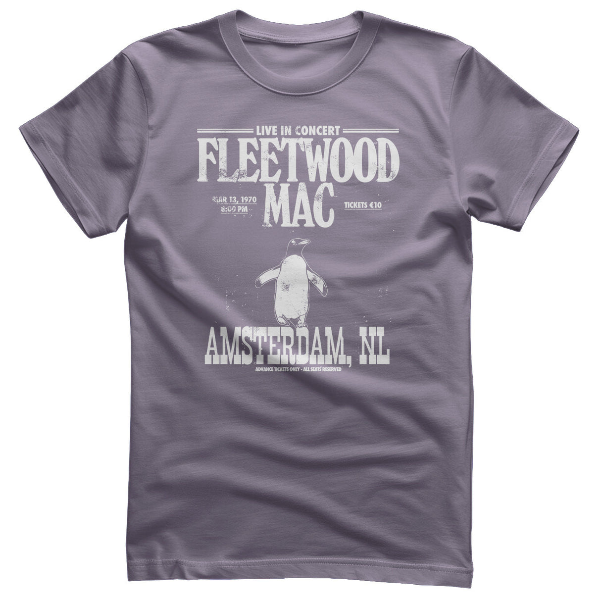 Fleetwood Mac - Amsterdam 1970 Mens T-Shirt