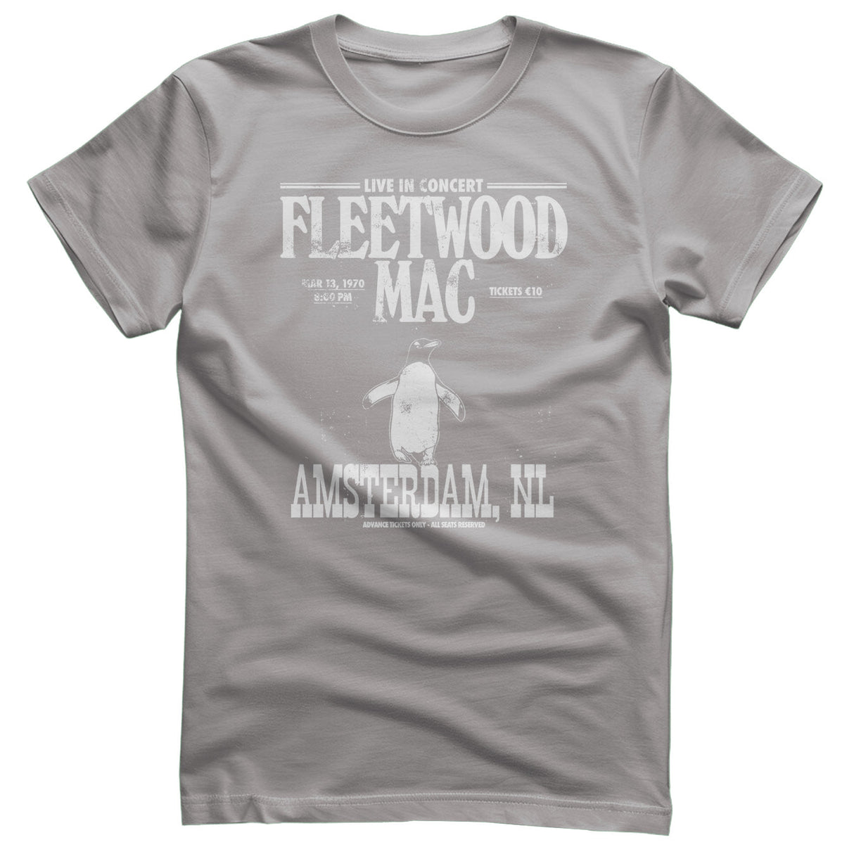 Fleetwood Mac - Amsterdam 1970 Mens T-Shirt