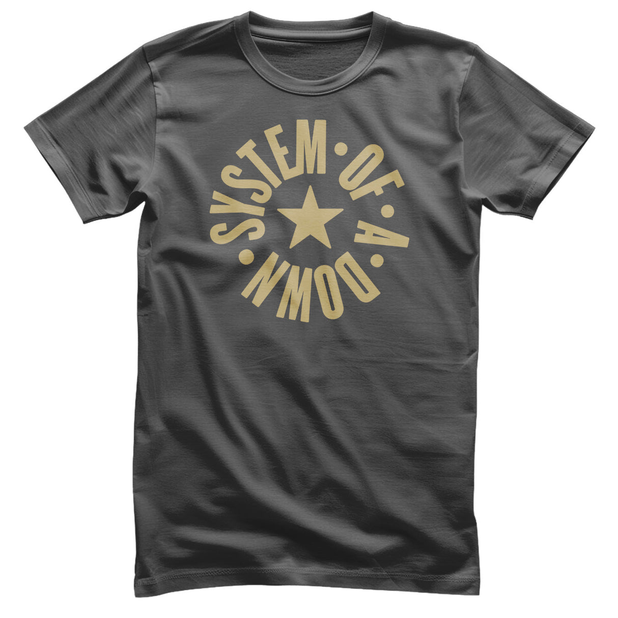 System Of A Down - Circle Star Logo Mens T-Shirt