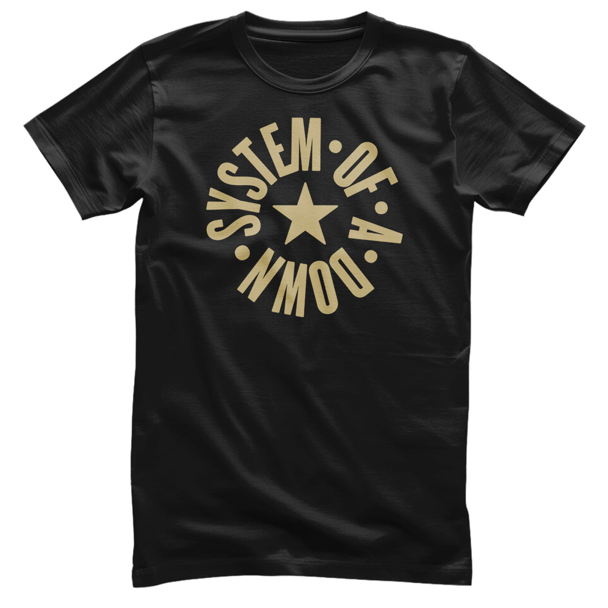 System Of A Down - Circle Star Logo Mens T-Shirt