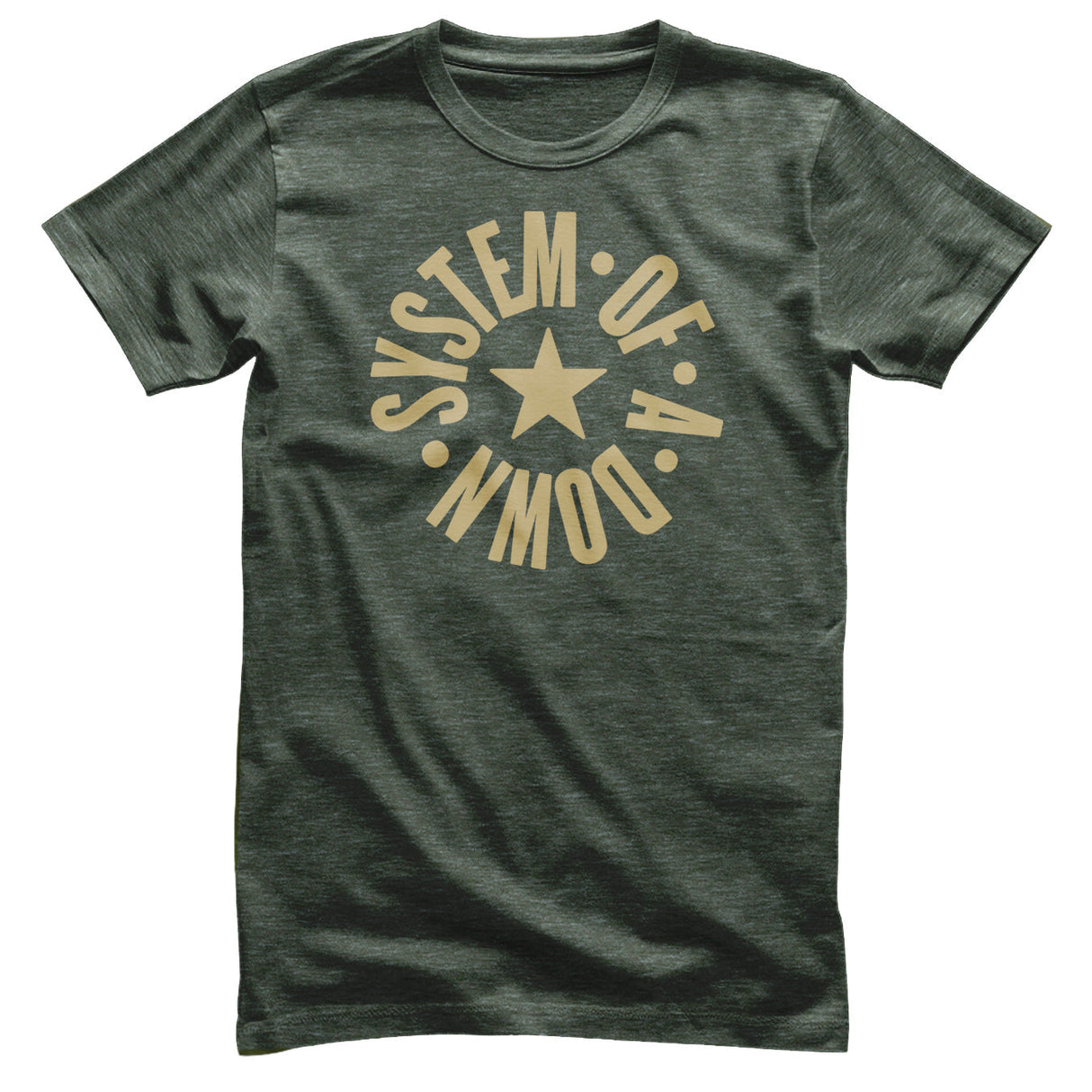 System Of A Down - Circle Star Logo Mens T-Shirt