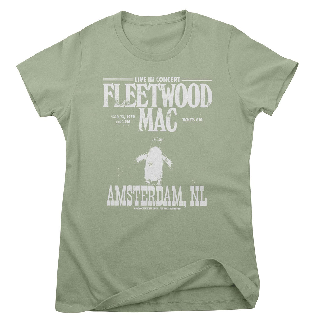 Fleetwood Mac - Amsterdam 1970 Mens T-Shirt