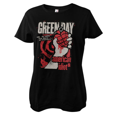 Green Day - American Idiot Spiral Arm Women T-Shirt