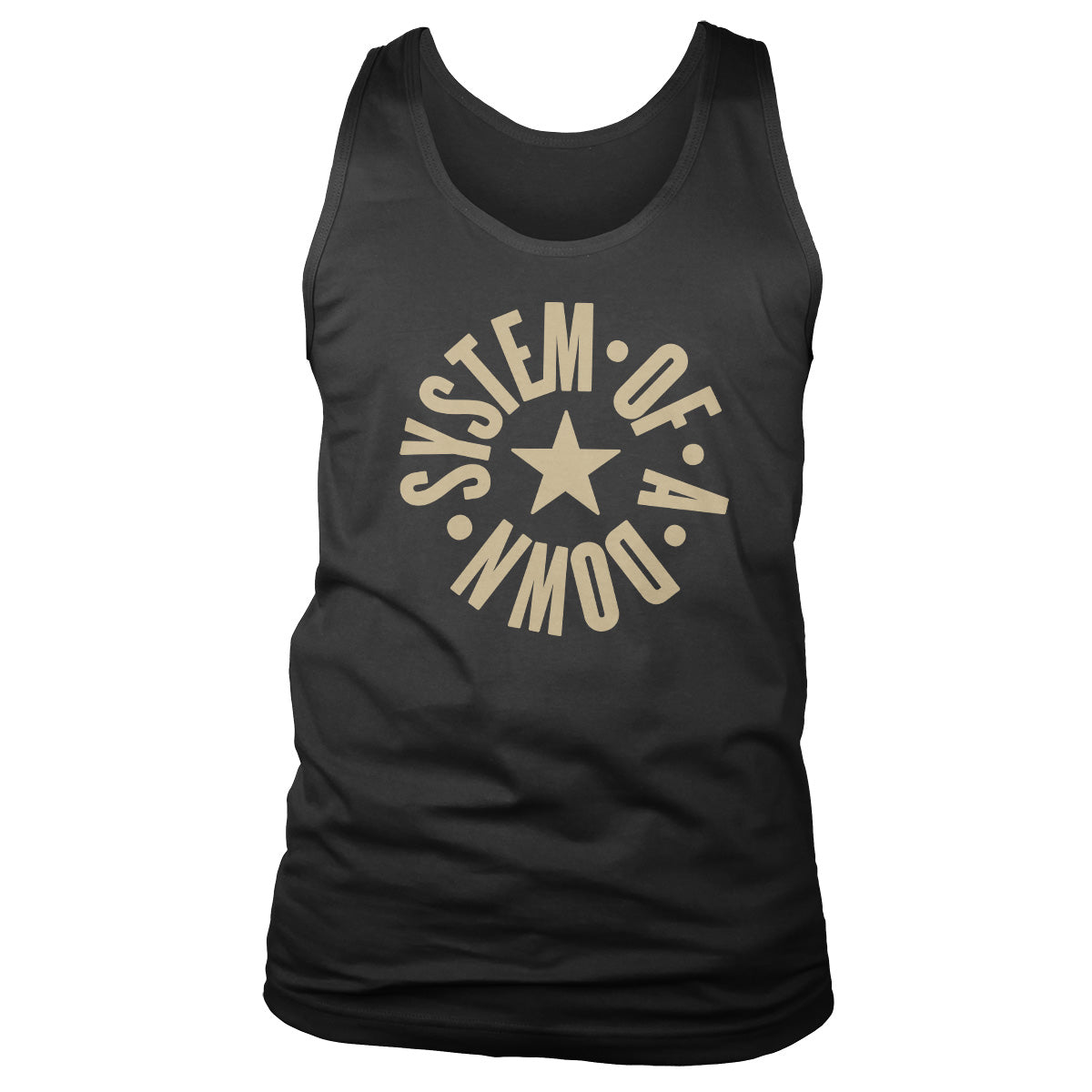 System Of A Down - Circle Star Logo Mens Tank Top Vest