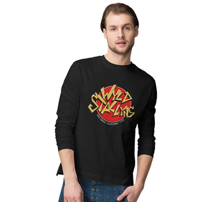 Bill and Ted's Excellent Adventure - WYLD Stallyns Band Red Logo Long Sleeve T-Shirt