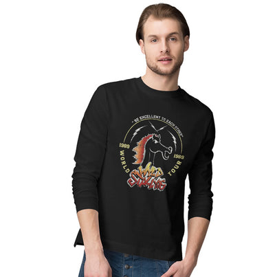 Bill and Ted's Excellent Adventure - WYLD Stallyns Most Excellent World Tour 1989 Long Sleeve T-Shirt