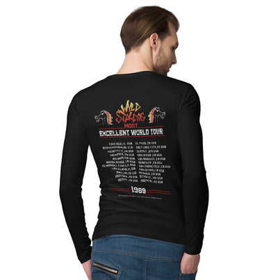 Bill and Ted's Excellent Adventure - WYLD Stallyns Most Excellent World Tour 1989 Long Sleeve T-Shirt