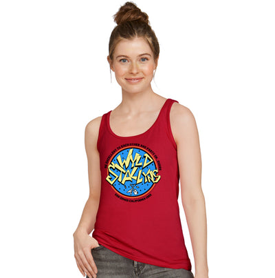 Bill and Ted's Excellent Adventure - WYLD Stallyns Most Excellent World Tour 1989 Rock Logo Women Tank Top