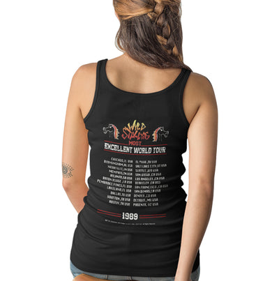 Bill and Ted's Excellent Adventure - WYLD Stallyns Most Excellent World Tour 1989 Women Tank Top