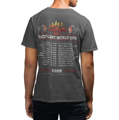 Bill and Ted's Excellent Adventure - WYLD Stallyns Most Excellent World Tour 1989 Mens T-Shirt