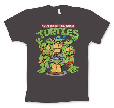 Teenage Mutant Ninja Turtles - Group Mens T-Shirt