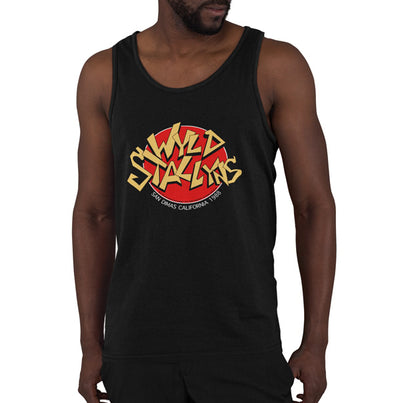 Bill and Ted's Excellent Adventure - WYLD Stallyns Band Red Logo Mens Tank Top Vest