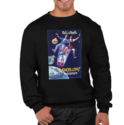 Bill and Ted's Excellent Adventure - Poster Distressed Sweatshirt