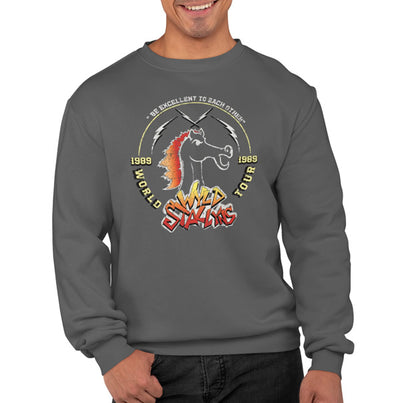 Bill and Ted's Excellent Adventure - WYLD Stallyns Most Excellent World Tour 1989 Sweatshirt