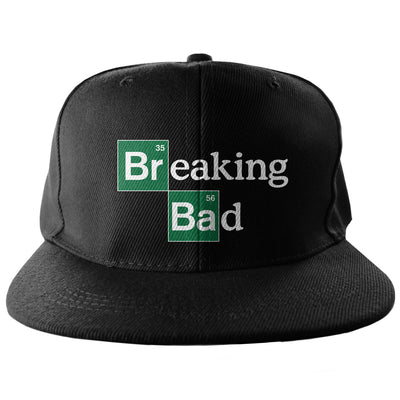 Breaking Bad - Logo Embroidered Snapback Cap (Black)