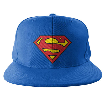 Superman - Shield Embroidered Snapback Cap (Blue)