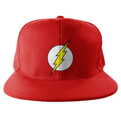 The Flash - Shield Embroidered Snapback Cap (Red)