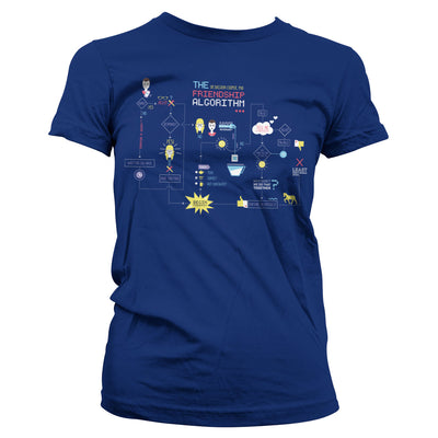 The Big Bang Theory - The Friendship Minions Algorithm Women T-Shirt (Navy)