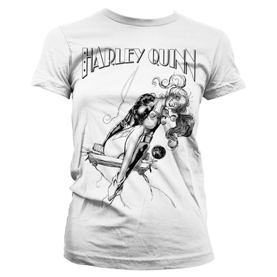 Batman - Harley Quinn Sways Women T-Shirt (White)