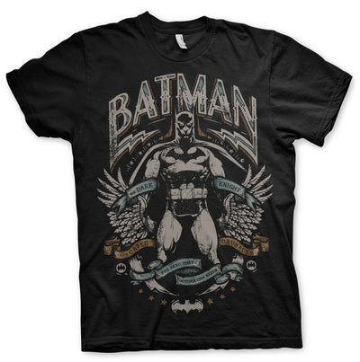 Batman - Dark Knight Crusader Mens T-Shirt (Black)