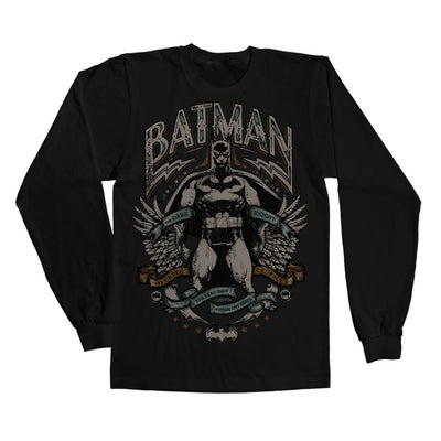Batman - Dark Knight Crusader Long Sleeve T-Shirt (Black)