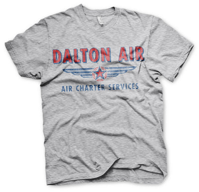 MacGyver - Daltons Air Charter Service Mens T-Shirt (Heather Grey)