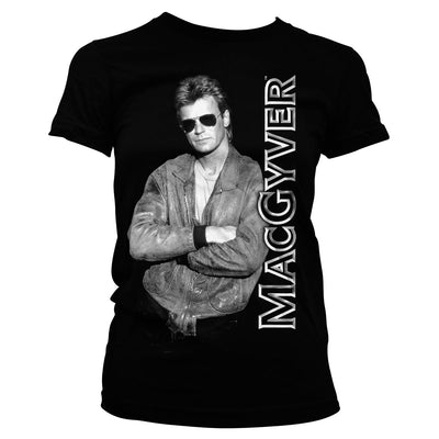 MacGyver - Cool Mac Women T-Shirt (Black)