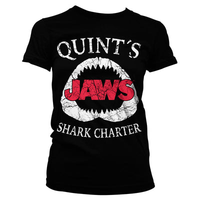 JAWS - Quint´s Shark Charter Women T-Shirt (Black)