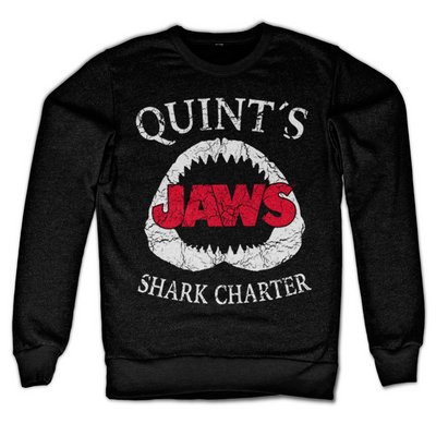 JAWS - Quint´s Shark Charter Sweatshirt (Black)